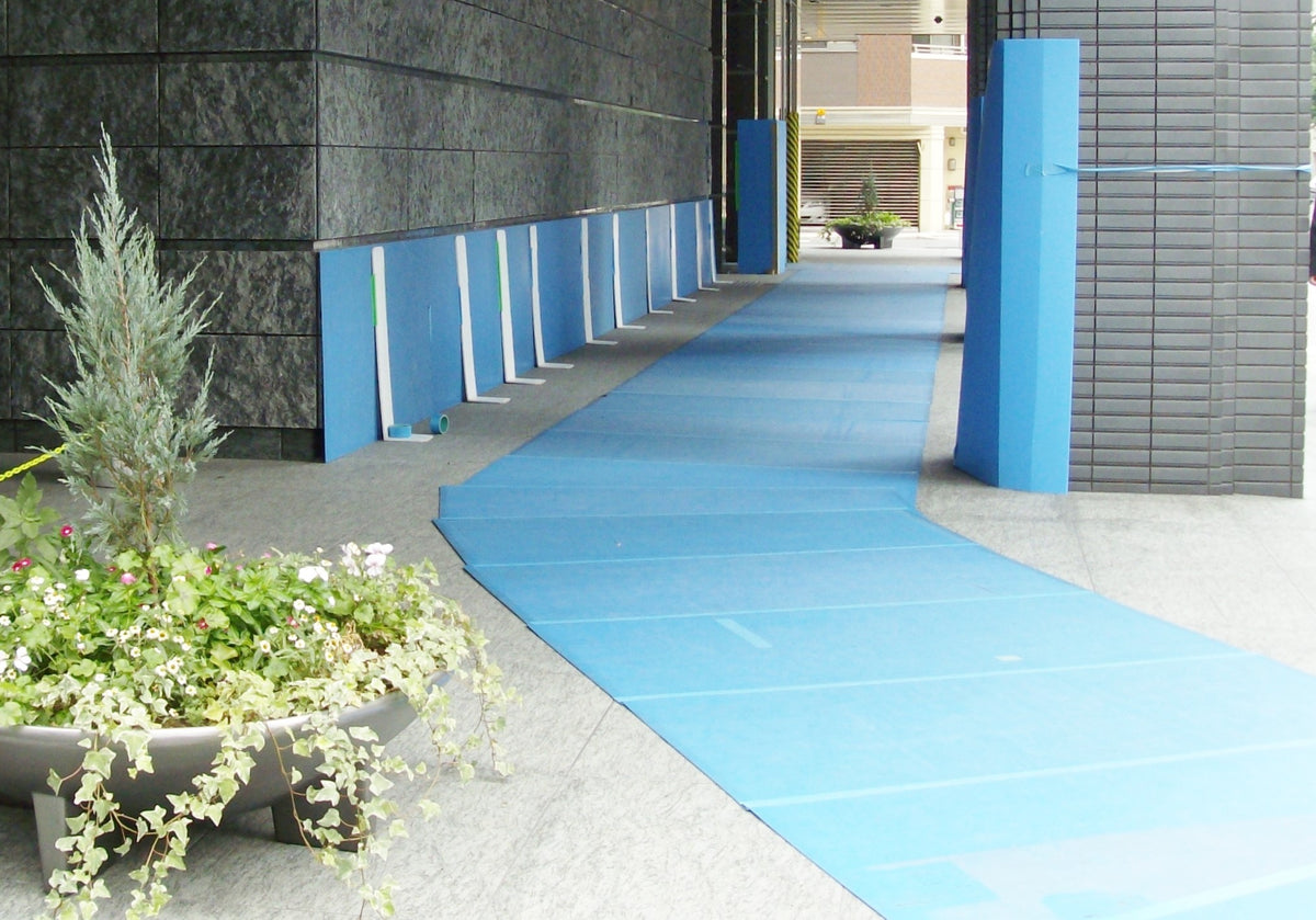第一大宮 養生くん ブルー 床・壁養生材 幅910×長さ1820×厚み2.7